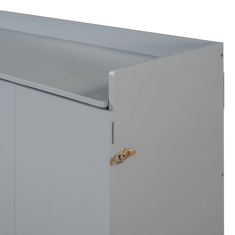 Queen Murphy Bett mit Schrankdesign, multifunktional, 400 Pfund Tragkraft