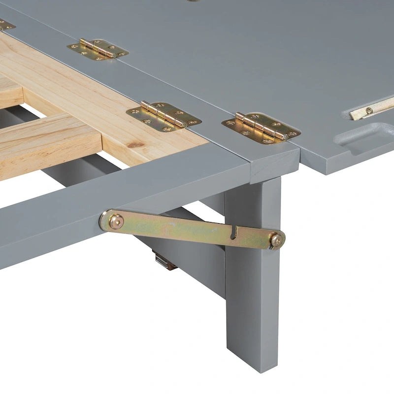 Queen Murphy Bett mit Schrankdesign, multifunktional, 400 Pfund Tragkraft