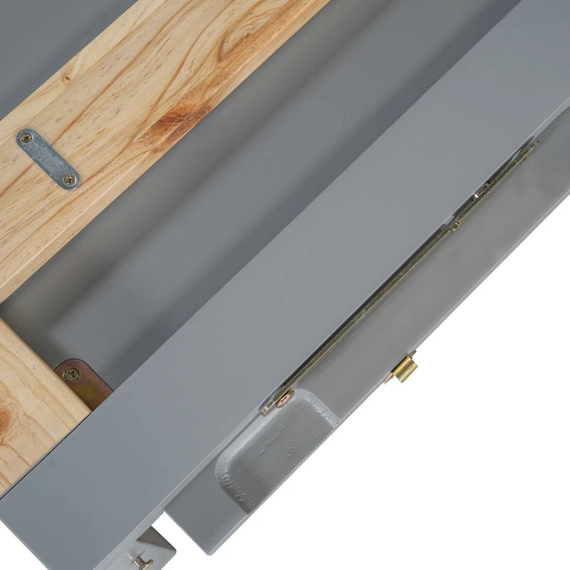 Queen Murphy Bett mit Schrankdesign, multifunktional, 400 Pfund Tragkraft
