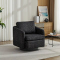 Schwarz + Grau 31.5 Chenille Drehbarer Akzentsessel