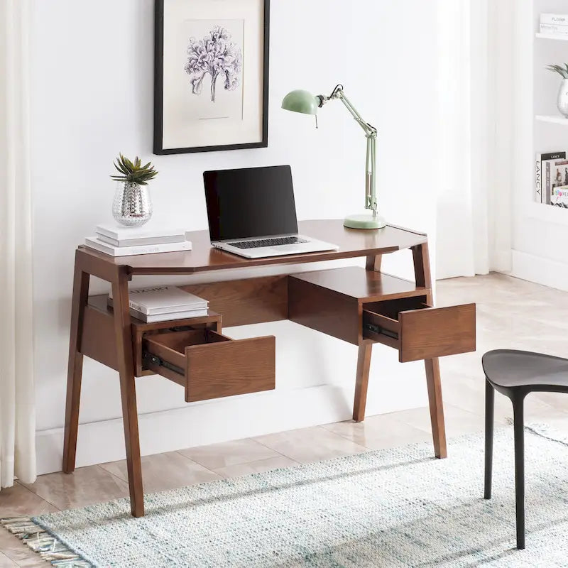 Mid-Century Modern Schreibtisch mit Stauraum
