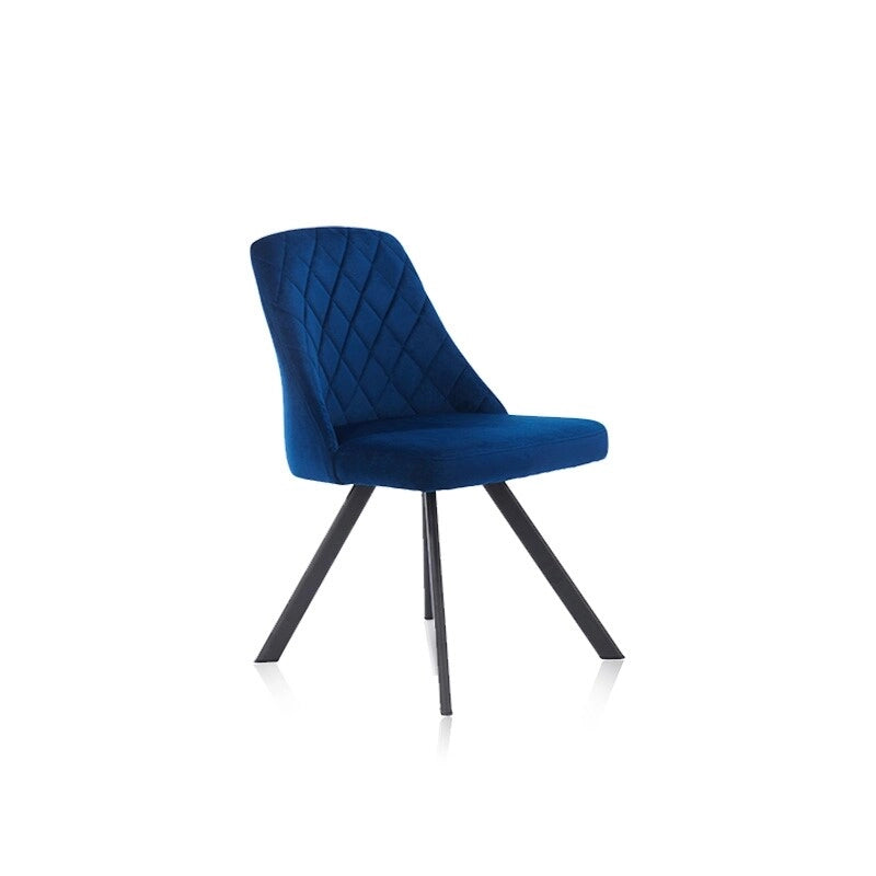 Mid-Century Modern Esszimmerstühle mit Rautensteppung, 2er-Set