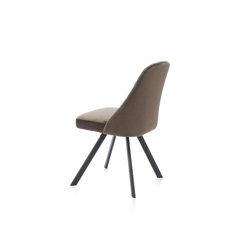 Mid-Century Modern Esszimmerstühle mit Rautensteppung, 2er-Set