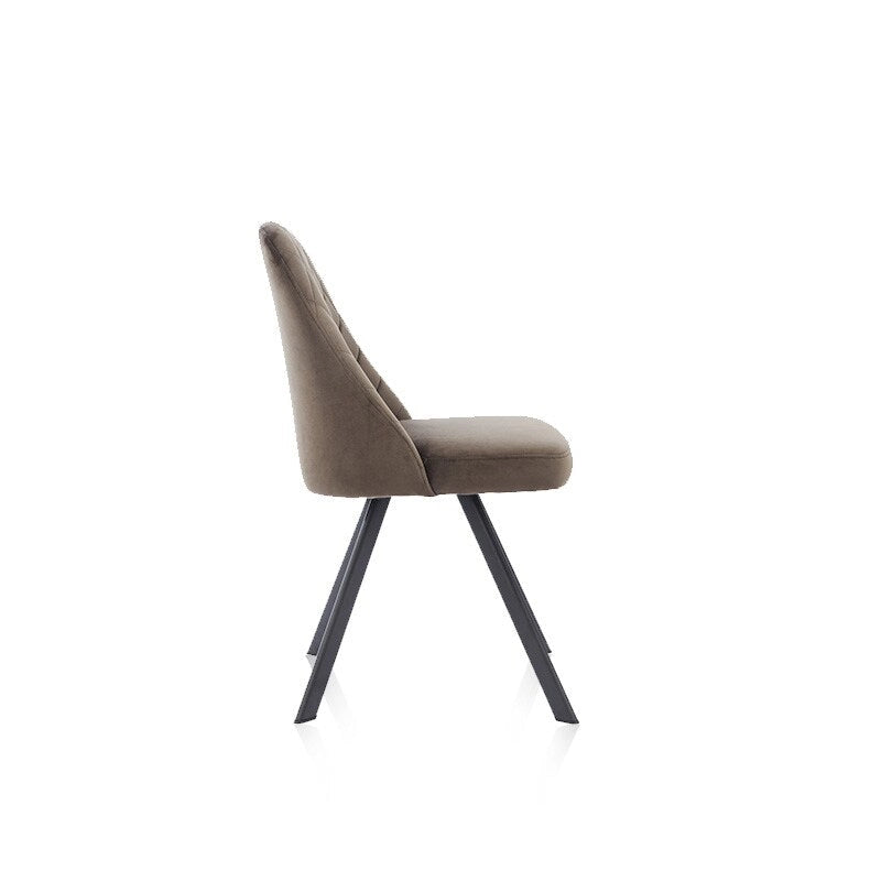 Mid-Century Modern Esszimmerstühle mit Rautensteppung, 2er-Set