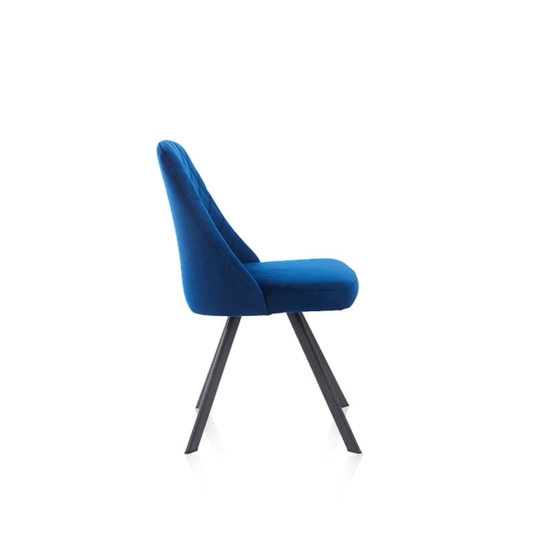 Mid-Century Modern Esszimmerstühle mit Rautensteppung, 2er-Set
