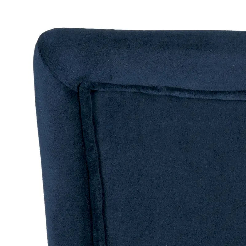 Klassischer Parsons Esszimmerstuhl aus Samt - Dunkelblau (2er-Set)