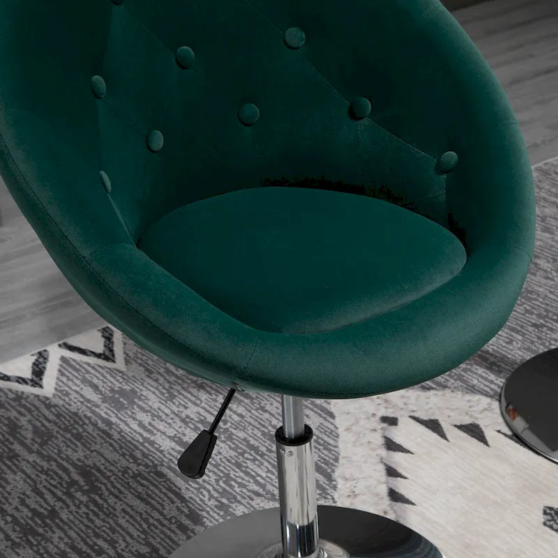 Drehbarer Akzentstuhl, höhenverstellbarer Make-up-Schminktisch & Freizeit-Lounge-Sessel