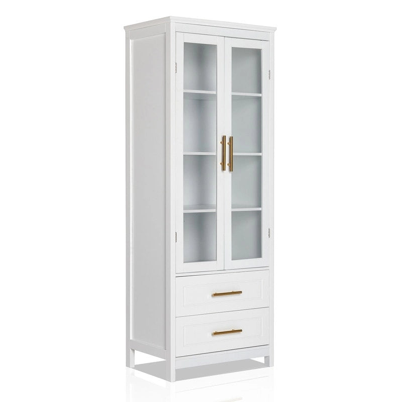 Weißer MDF-Badezimmerschrank