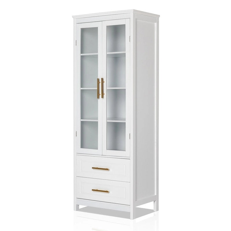 Weißer MDF-Badezimmerschrank