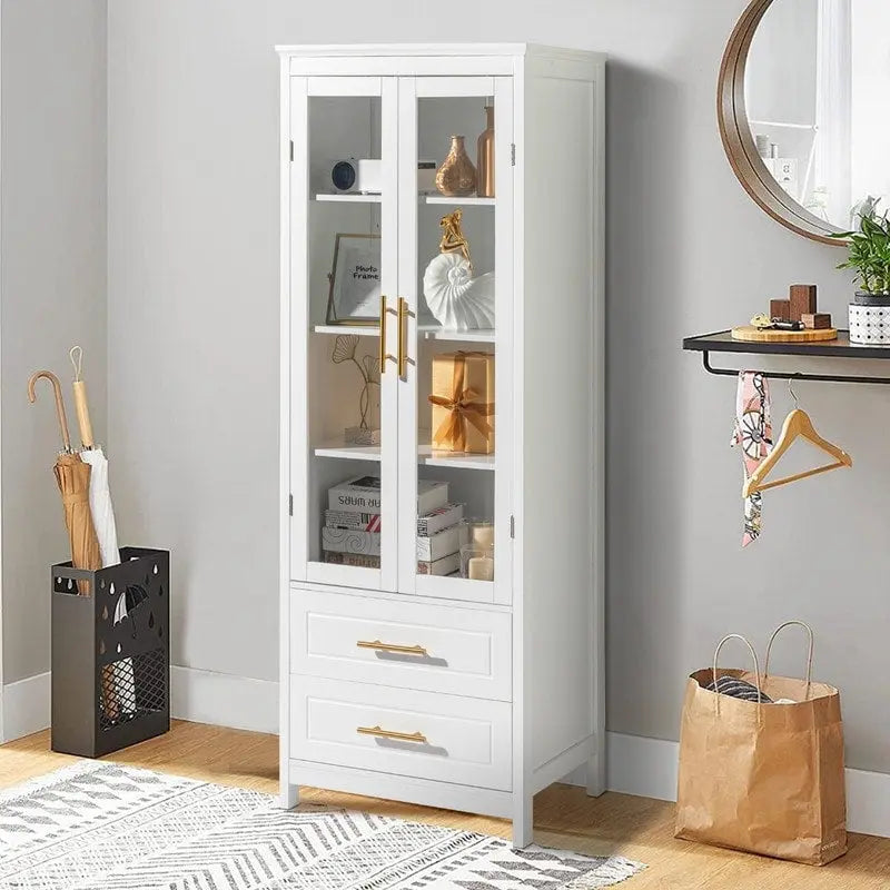 Weißer MDF-Badezimmerschrank