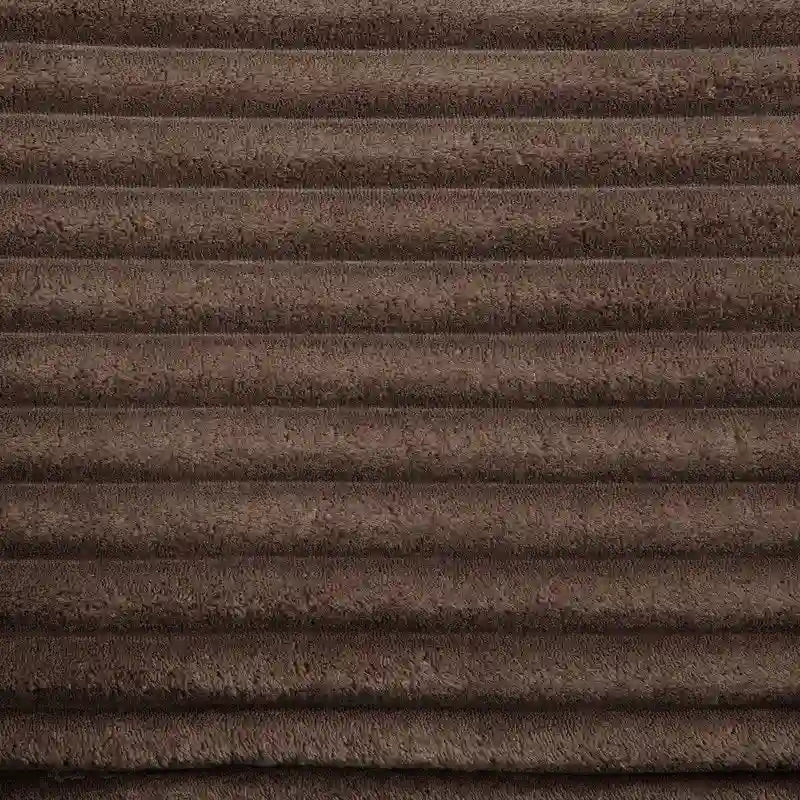 Übergroßer Loungesessel mit 360°-Drehfunktion aus geripptem Cord