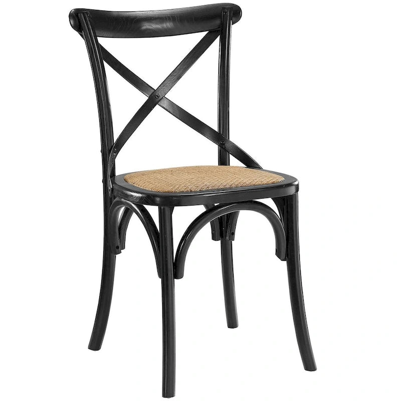 Rustikaler Esszimmerstuhl, 4er-Set