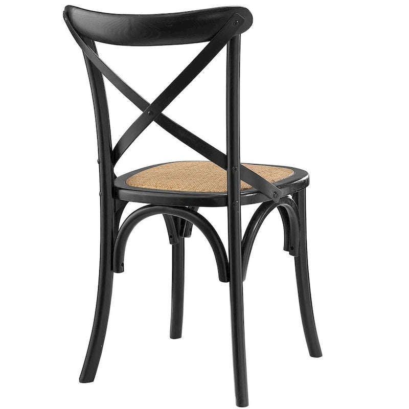 Rustikaler Esszimmerstuhl, 4er-Set
