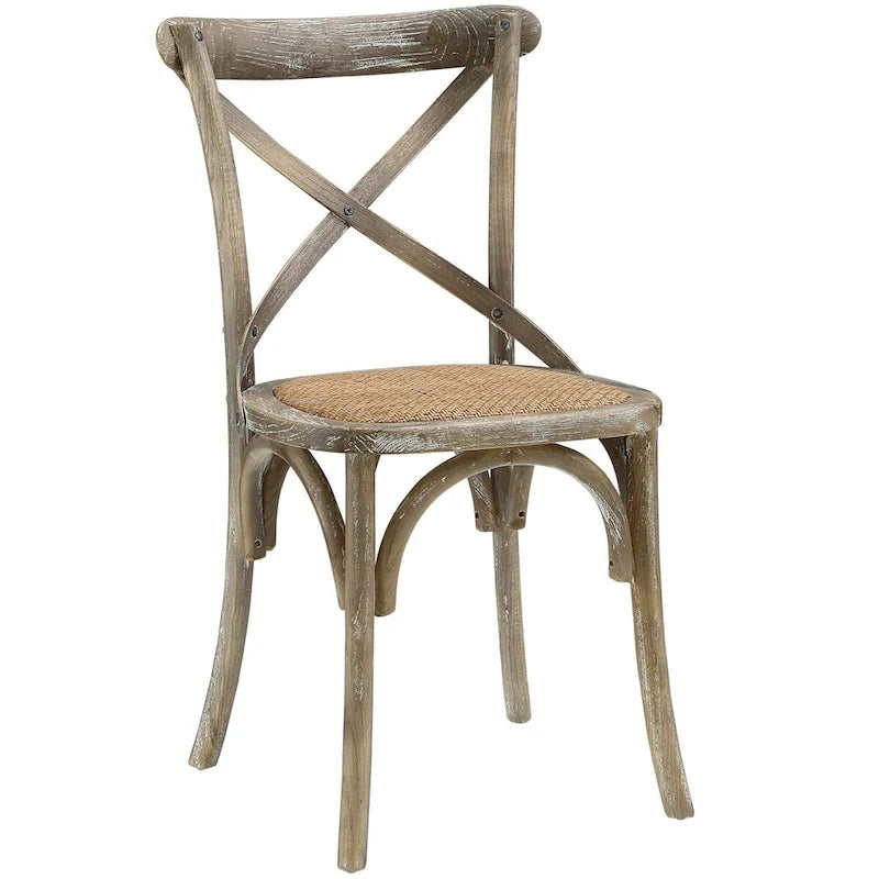 Rustikaler Esszimmerstuhl, 4er-Set