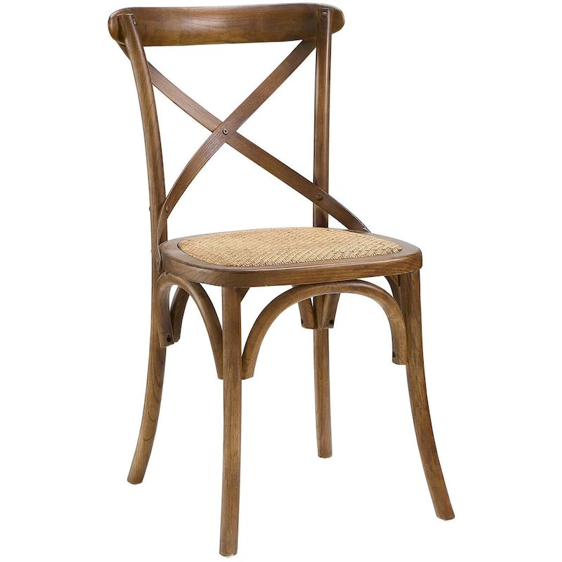 Rustikaler Esszimmerstuhl, 4er-Set