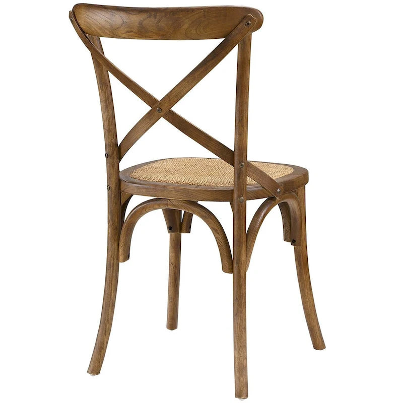 Rustikaler Esszimmerstuhl, 4er-Set
