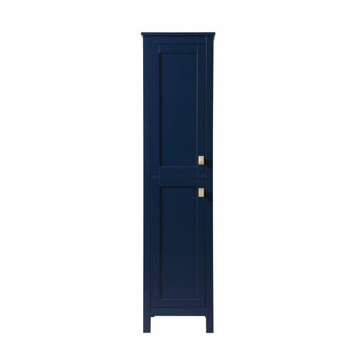 Indigo Home 16 Inch Bathroom Linen Storage Freestanding Cabinet