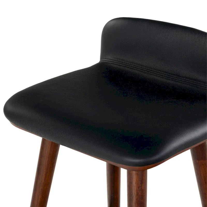 Leder-Barhocker, 71 cm – 48B x 48T x 81H