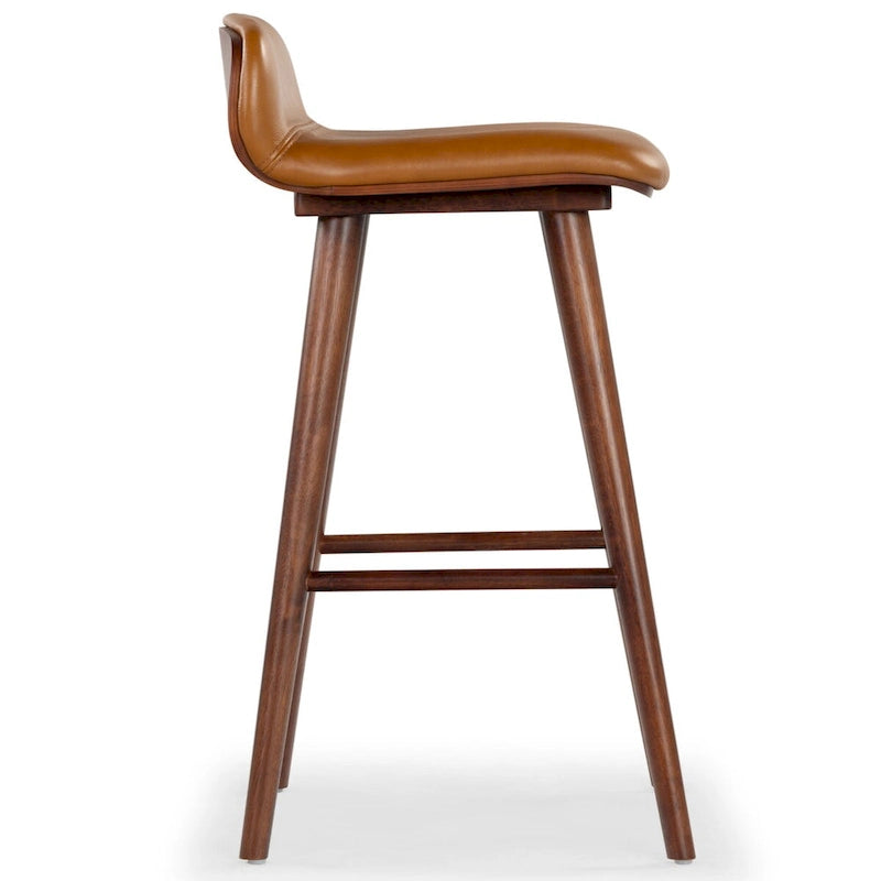 Leder-Barhocker, 71 cm – 48B x 48T x 81H