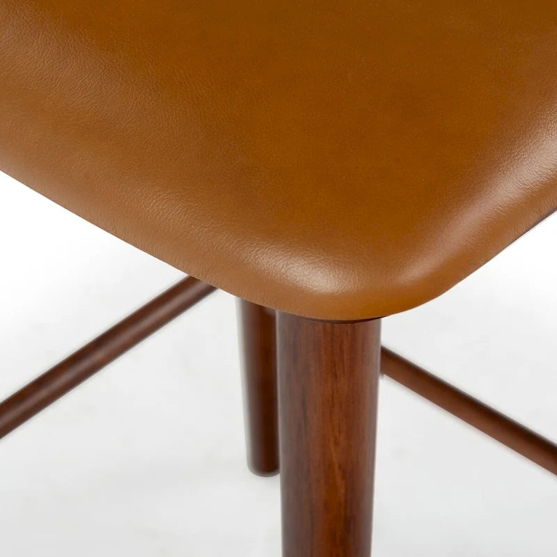 Leder-Barhocker, 71 cm – 48B x 48T x 81H